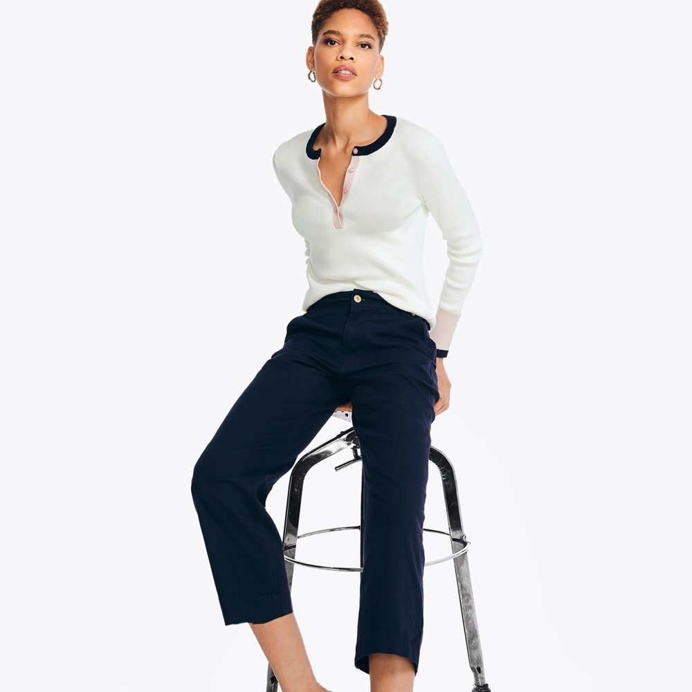 Nautica Cropped Pants Navy 14